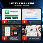 2026 Autel MaxiBAS BT506, 6V 12V 100-2000 CCA Car Battery Tester Analyzer