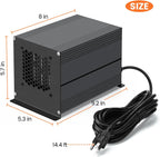 Boat Engine Compartment Heater, 650W Haoguo Bilge Heater Equipped with Self-Regulating PTC Element, for Boats Up to 500 Cubic Feet, Prevents Cabin