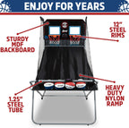 Pop-A-Shot Official Dual Shot Sport Arcade Basketball Game (Black and Blue)