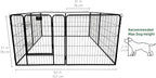 Puppy Playpen Plus Storage Bag with Bottom, 8 Panels 31.3" H