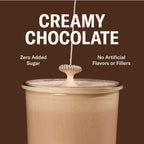 Ballerina Farm Grass Fed Whey Protein Powder Creamy Chocolate, 24g Protein with Collagen Peptides, Bovine Colostrum, Hemp Hearts, Prebiotic Fiber, No