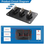 RV Tank Heater Pad 12V/13.5V,12"x18"RV Holding Tank Heater w/Thermostat-3pk