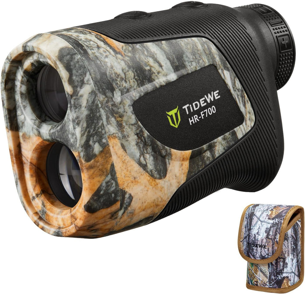 TIDEWE Hunting Rangefinder, Rechargeable Camo Laser Range Finder