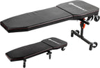 Powerbuilt 3-in-1 Under Dash Creeper, Knee Pad, Roll Laying Down or Upright Inside of Car or Truck, Padding, Easy Fold Garage Storage - 941893ECE