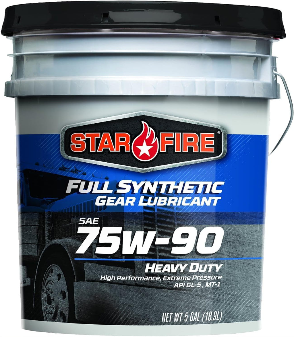 STARFIRE Full Synthetic SAE 75W90 GL-5 Gear/Differential Oil 5 Gallon Pail