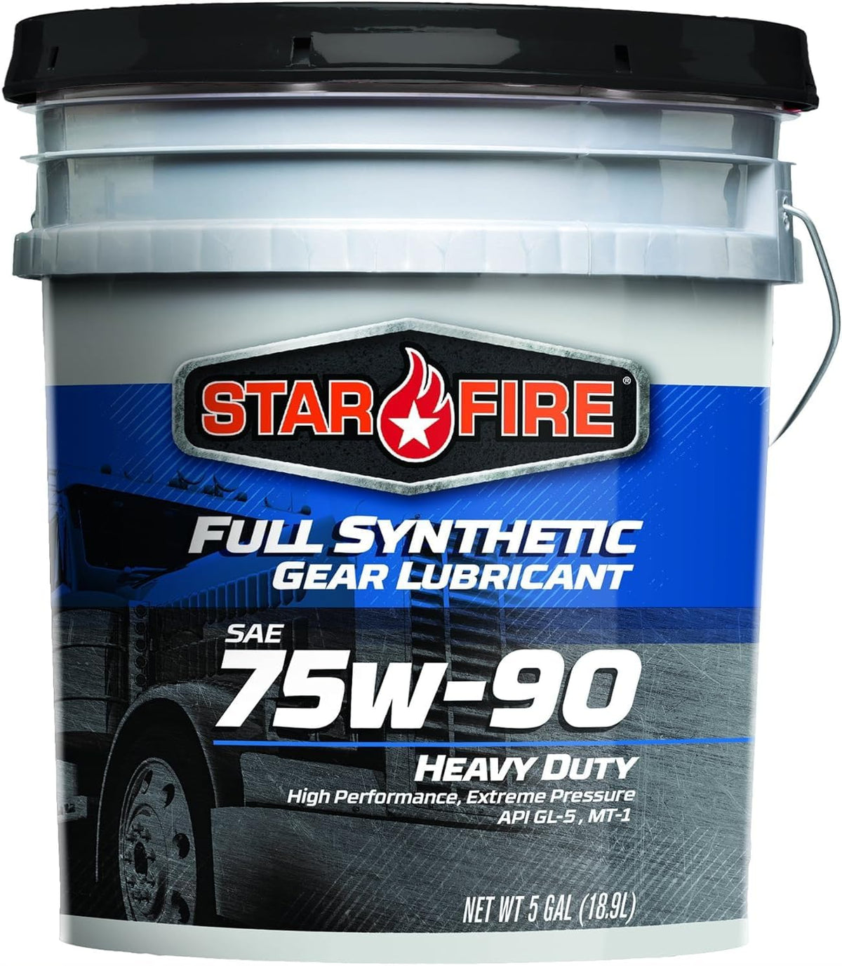 STARFIRE Full Synthetic SAE 75W90 GL-5 Gear/Differential Oil 5 Gallon Pail