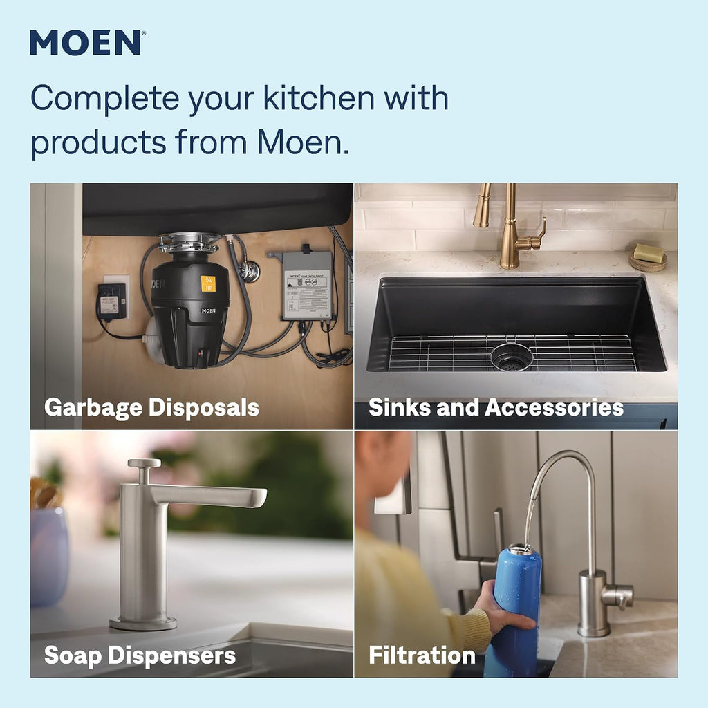 Moen Essie Pulldown Kitchen Faucet, Spot Resist Stainless, 87014SRS