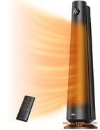 DREO Space Heater Large Room, 120° Oscillation, 30" Heaters with Remote