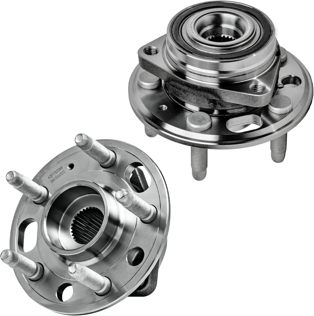 Detroit Axle - 2 Front Wheel Bearing Hubs Assembly for 13-15 Chevy Malibu