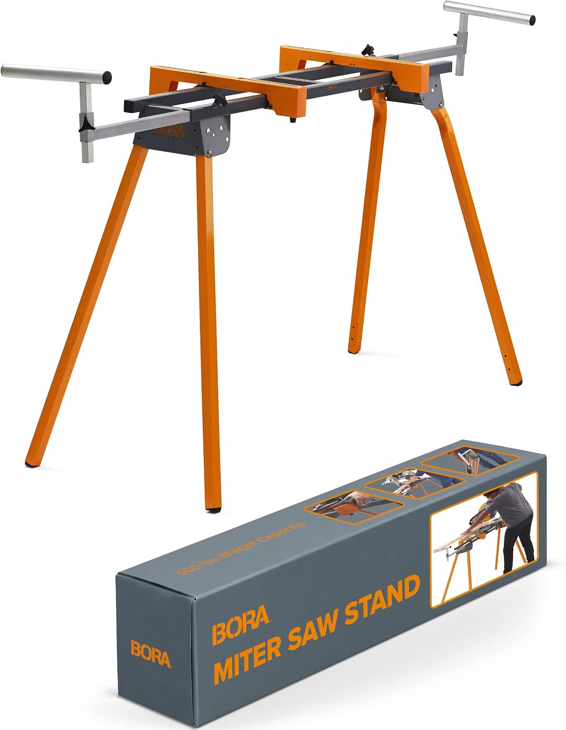 BORA Miter Saw Stand Universal Fit Heavy Duty Portable Design - PM-4000