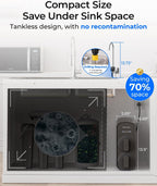Waterdrop G5P700A Alkaline Mineral Reverse Osmosis Water Filter, 700 GPD