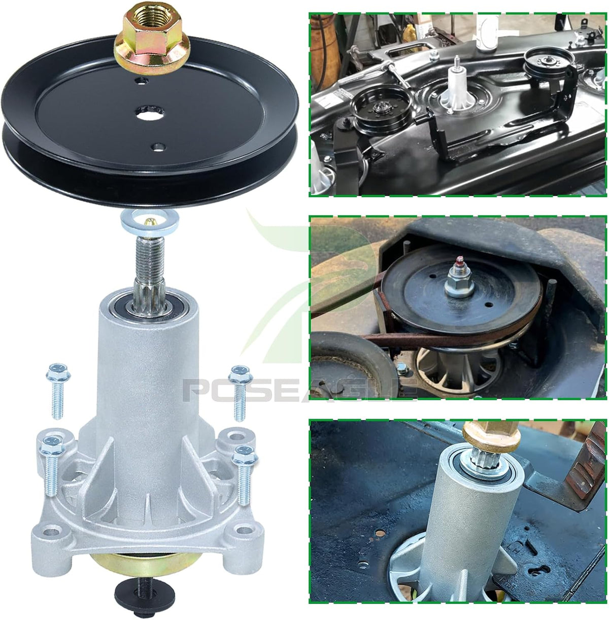 2 Pack 587819701 Spindle Assembly for Craftsman 42" YT3000 Decks