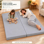 Memory Foam Camping Mattress Pad,Sleeping Pad for Camping