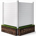 VEVOR Outdoor Privacy Screens 50" W x 50" H 2-Panel Air Conditioner Fence