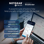 NETGEAR Nighthawk WiFi 7 Router RS90, Up to 2,000 sq ft, 3.6 Gbps