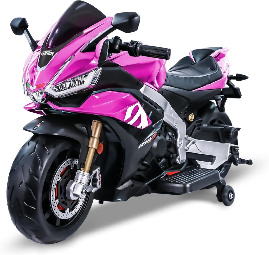 24V Electric Motorcycle for Kids, Ride On Toys for 4-10 Years Old