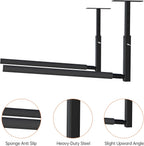 Ceiling Ladder Rack, 150 lbs Garage Storage, Adjustable