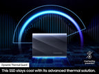 Samsung T9 Portable SSD 1TB, USB 3.2 Gen 2x2 External SSD, Up to 2,000 MB/s