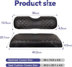 Golf Cart Vinyl Seat Covers Fits EZGO TXT 1994-2013/RXV 2008 up