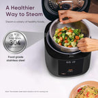 Cosori Rice Cooker 10 Cup, Fuzzy Logic, Ceramic Coating Inner Pot,18-in-1
