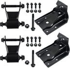 722-032 722-029 Rear Leaf Spring Hanger Bracket Shackle Kit For 1999-2013 Chevy Silverado 1500 GMC Sierra 1500 K150383 K150381 22820716 12474021