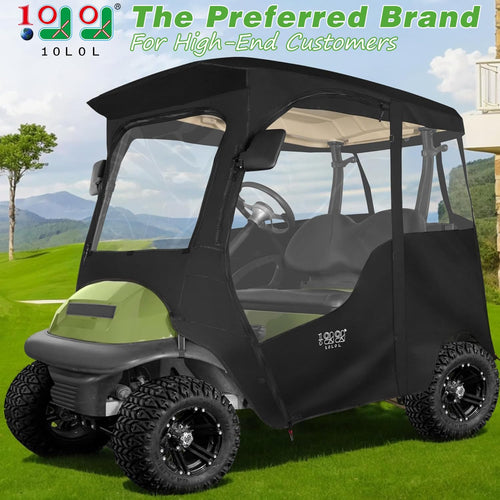 10l0l Deluxe 2 Passenger Enclosure for Club Car Precedent Onward Tempo