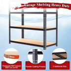 72" H Storage Shelves,Storage Shelves Heavy Duty,2400LBS Metal Shelving Units,Adjustable Garage Shelving Heavy Duty for Garage Storage,Warehouse