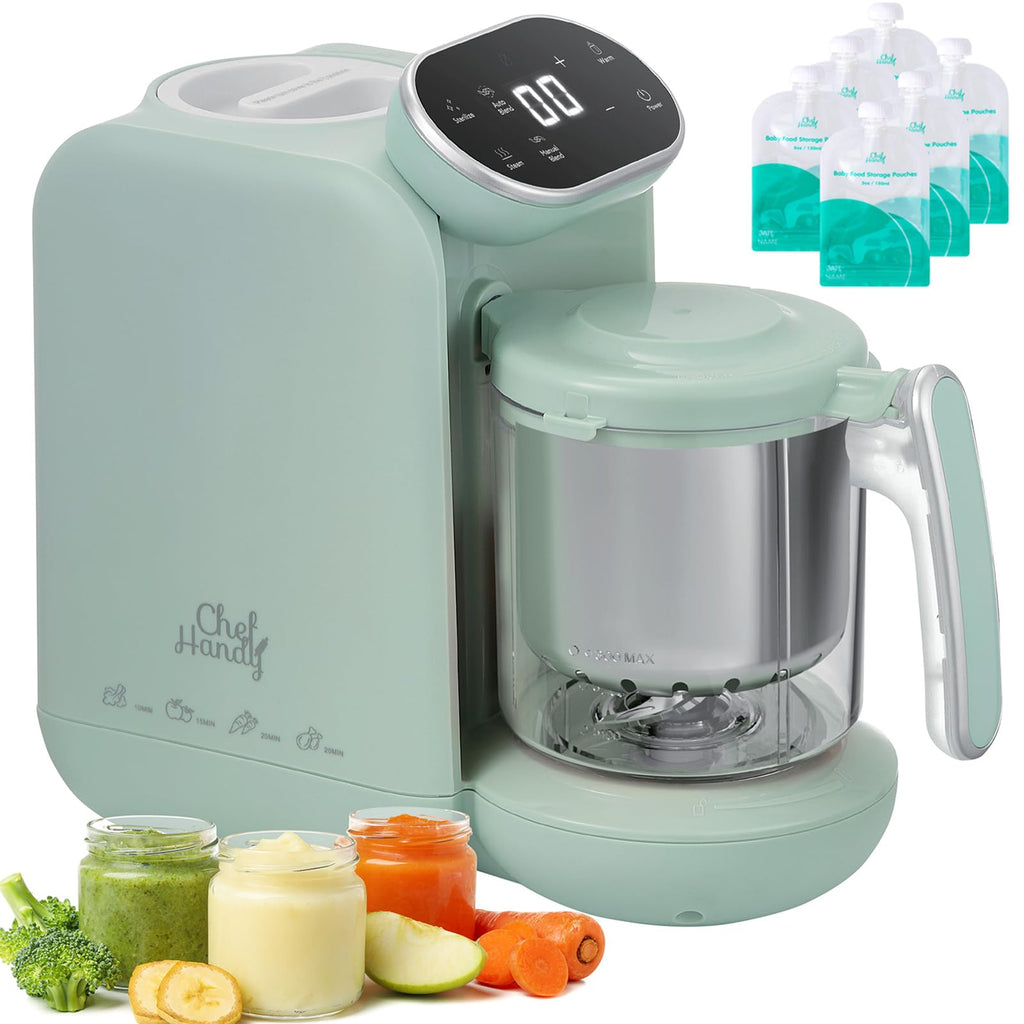 Chefhandy Baby Food Maker, Stainless Steel Steam Basket, Steamer & Blender