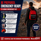 Ready America 70285 Deluxe 2-Person 3-Day Emergency Backpack