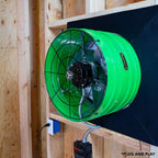 Quietcool AFG SMT ES-3.0 Smart Attic Fan for Gable Vents - Up to 2801 CFM - As low as 22 Watts - Smart App Control - Thermostat and Humidistat - 20ft