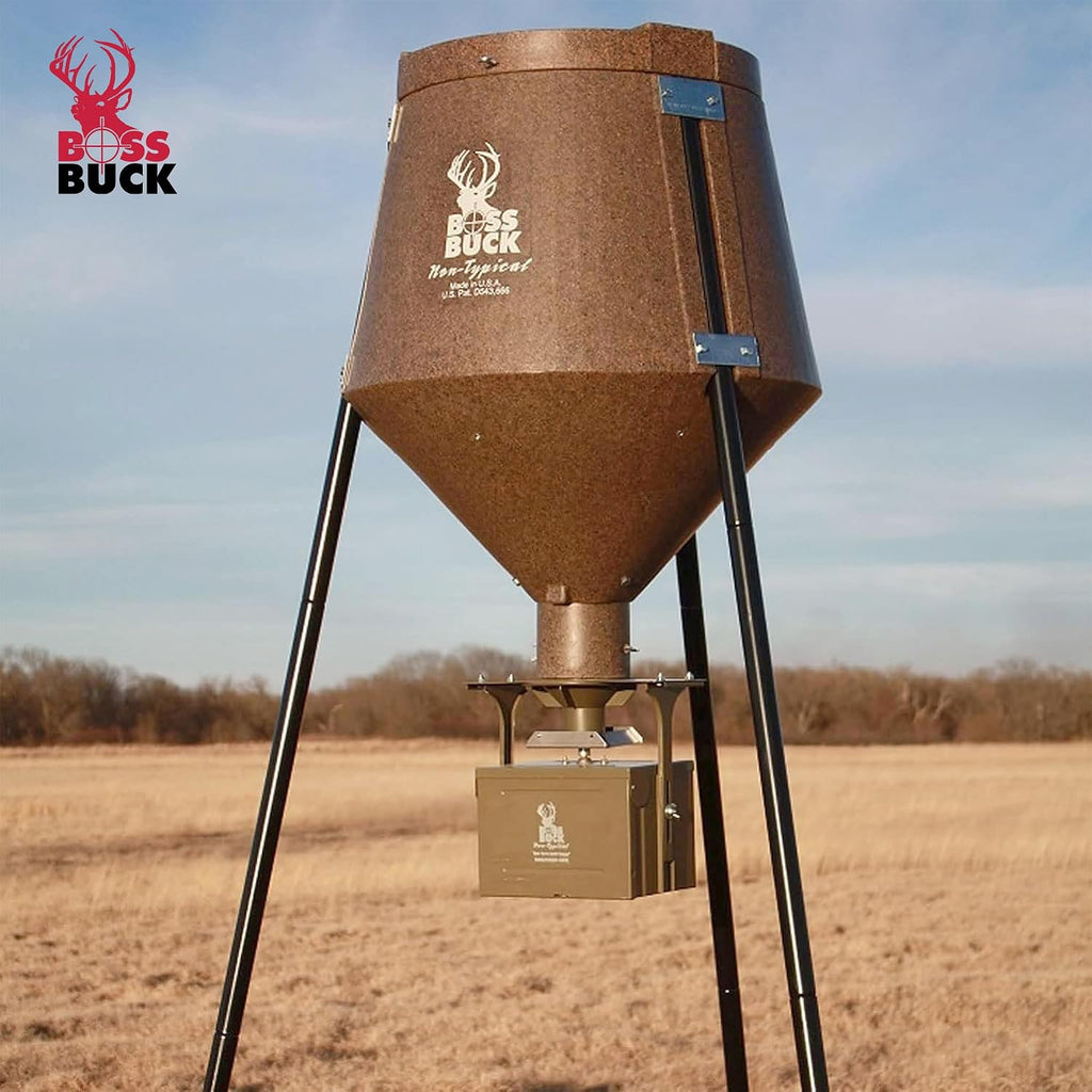 Boss Buck Feeder Conversion Kit with 12V Motor, Timer, Feeder Not Included