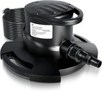 LANCHEZ 1/2HP Automatic Swimming Pool Cover Pump, 2250GPH Submersible Water Sump Pump with Check Valve & 3 Adapters, 25ft Power Cord, Removal for