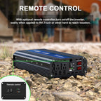3000W Power Inverter 12V DC to 110V/120V AC Converter, 6000W Peak RV Use