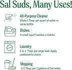 Dr. Bronner's Sal Suds All-Purpose Cleaner, Fir & Spruce Pine, 1 Gallon