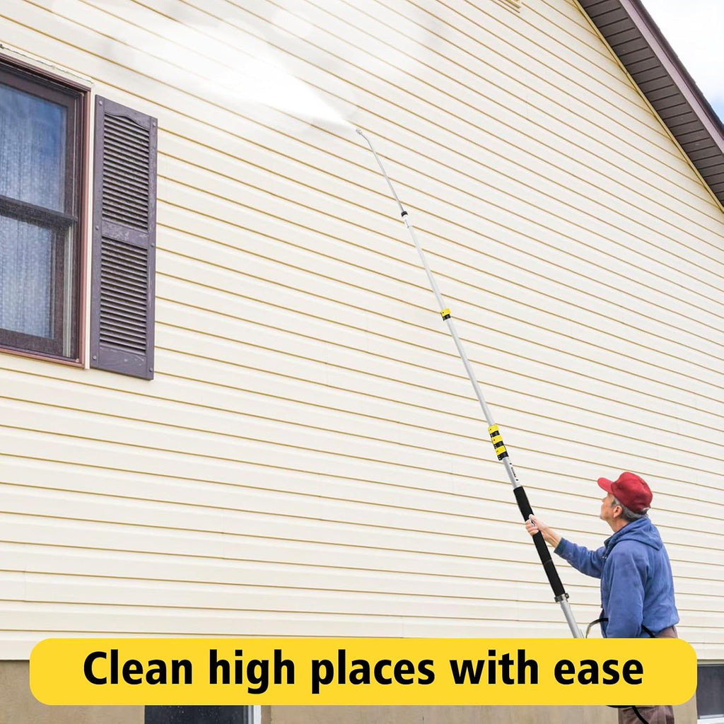 JANZ 24 FT Pressure Washer Telescoping Wand with Extension Wands