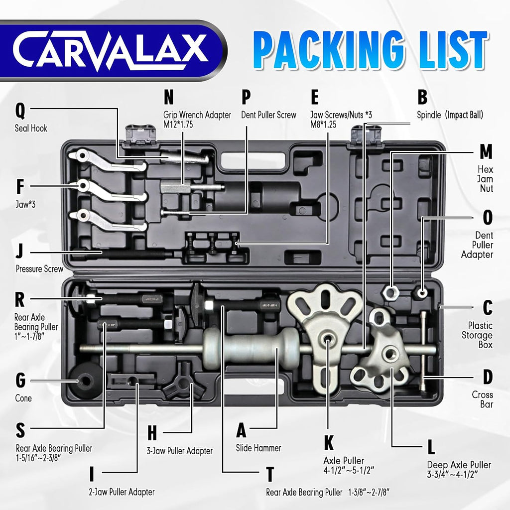 12-Way Slide Hammer Puller Set