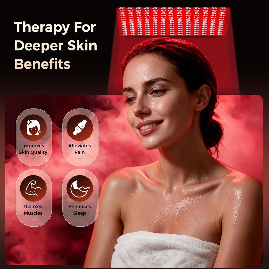 Infrared Sauna Box Portable Steam Sauna with Red Light 660Nm 850Nm for Home