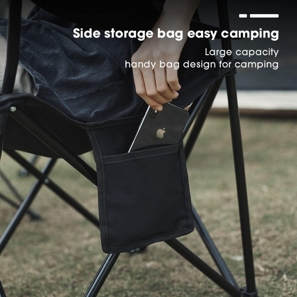 Damei century 4Pack Folding Camping Chairs, Portable for Beach, Lawn, Yard