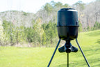 Moultrie Gravity Deer Feeder - Tripod Game Feeder - Easy Conversion Adapter - Protein Pellet Ready - Rugged No-Power Setup for Deer Management