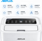 AIRPLUS Max 70 Pint Quiet Dehumidifier for Home Bedroom up to 4500 Sq Ft