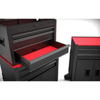 Hyper Tough 5-Drawer Steel Tool Chest with Ball-Bearing Slides, 300 lb Capacity, Black