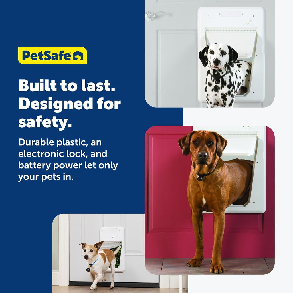 PetSafe Electronic Pet Door, Collar Key Sensor, Dogs Up to 100 lb, Large