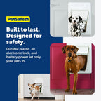 PetSafe Electronic Pet Door, Collar Key Sensor, Dogs Up to 100 lb, Large