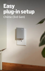 Ring Wired Doorbell (newest model), Speckled Gray with Chime (newest model), White