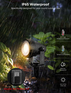 Landscape Lighting, RGBW Spotlights with APP Control,8 Pack