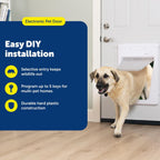 PetSafe Electronic Pet Door, Collar Key Sensor, Dogs Up to 100 lb, Large