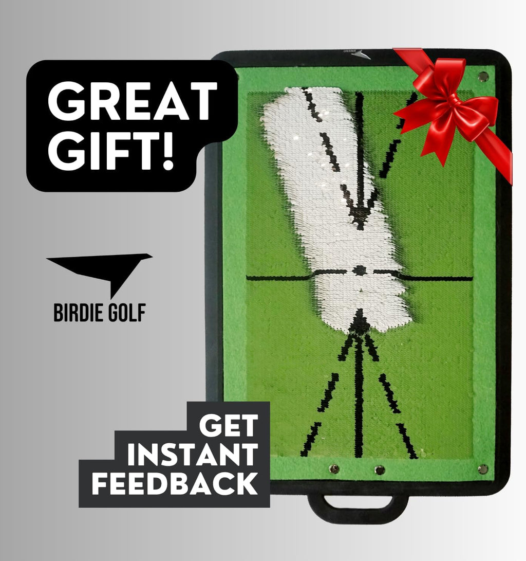 Birdie Golf Swing Training Mat - Sequin Tech, Analyzes Swing Path, Portable