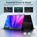 InnoView Portable Monitor, 15.6 Inch FHD 1080P HDMI USB C Second External Monitor for Laptop, Desktop, MacBook, Phones, Tablet, PS5/4, Xbox, Switch