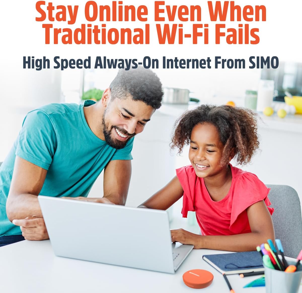 SIMO Solis Hero, 4G Mobile Hotspot, 1GB/Monthly + 30GB Global Data