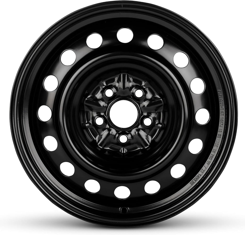 For 2009-2019 Toyota Corolla Rims 16 Inch Painted Black Car Rim - OE Direct Replacement - Road Ready Car Wheel